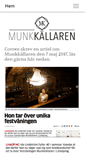 Mobile Screenshot of munkkallaren.com