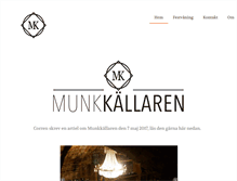 Tablet Screenshot of munkkallaren.com
